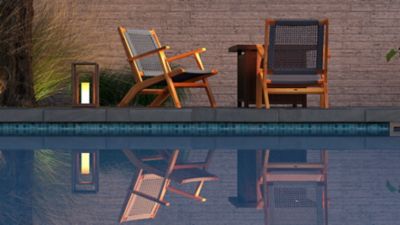 Image showing 6 th Fire Sense Vega Natural Stain Chair, Gray