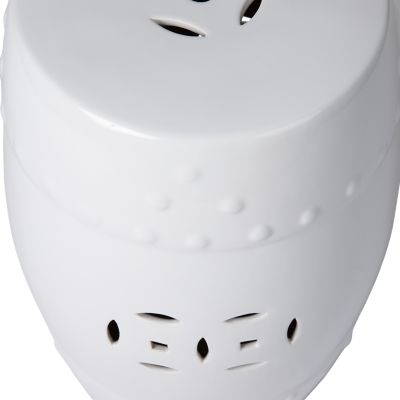 Image showing  Double Medallion Ceramic Garden Stool