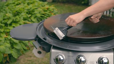 Image showing  3-Burner XL Outdoor Propane Gas Flat Top Griddle Cooking Center, 706 sq. in., Black