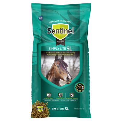 Blue Seal Sentinel Simply Lite Feed, 7090 I have a mature horse that's an easy keeper andcrequires a low starch , highly digestible feed