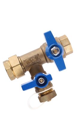 Image showing  3/4 in. Universal Brass Tankless Water Heater Isolation Valve Service Kit