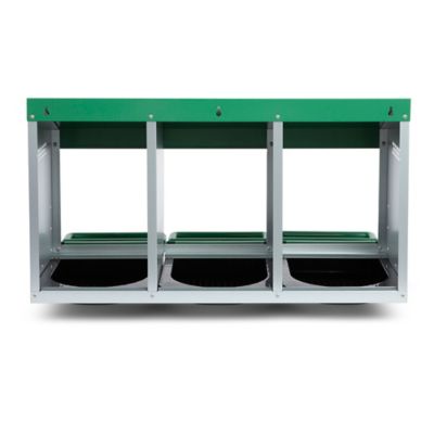 Image showing 9 th Homestead Essentials Classic 3-Compartment Chicken Nesting Box with Perch Lids