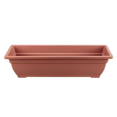 Red Shed 16 lb. Rectangular Pot Planter, 24 in.