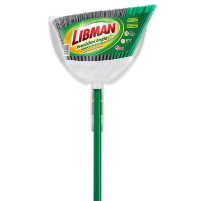 Libman 7 in. Precision Angle Broom with Dustpan