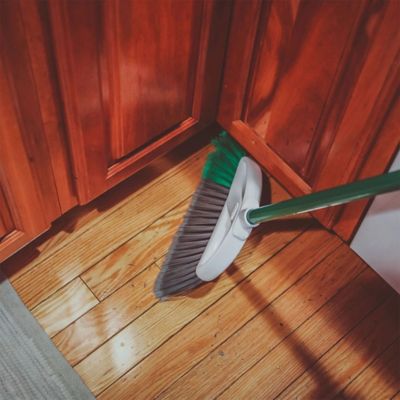 Image showing  7 in. Precision Angle Broom with Dustpan