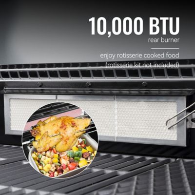 Image showing 7 th Royal Gourmet 5-Burner Propane Gas Grill, Coffee, With Rear, Sear and Side Burner