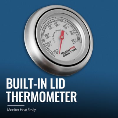 Image showing  6-Burner Propane Gas Grill with Cabinet, Blue, With Sear and Side Burner