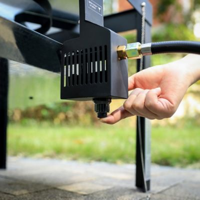 Image showing 7 th Creole Feast 100 qt. Seafood Boiling Kit with Strainer, Aluminum Propane Gas Boiler, 100,000 BTU, 10 PSI Regulator