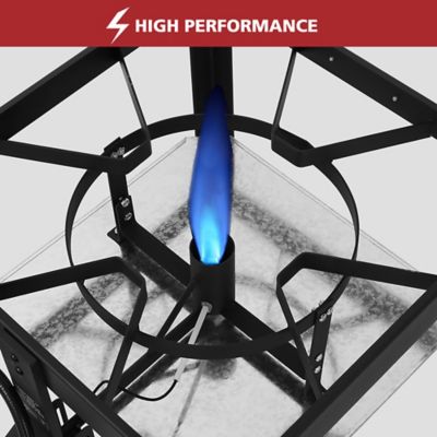 Image showing 6 th Creole Feast 80 qt. Seafood Boiling Kit with Strainer, Aluminum Propane Gas Boiler, 100,000 BTU, 10 PSI Regulator