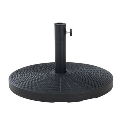 Sunjoy Universal 55 lb. Black Heavy Duty Cement Filled Patio Umbrella Base