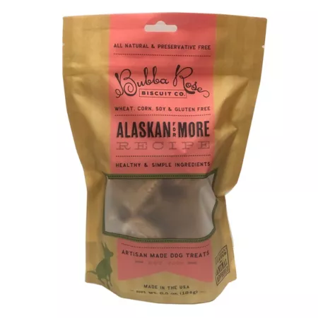 Bubba Rose Biscuit Co Alaskan Salmon Flavor for More Dog Treats 6.5 oz. Dog Biscuits & Cookies