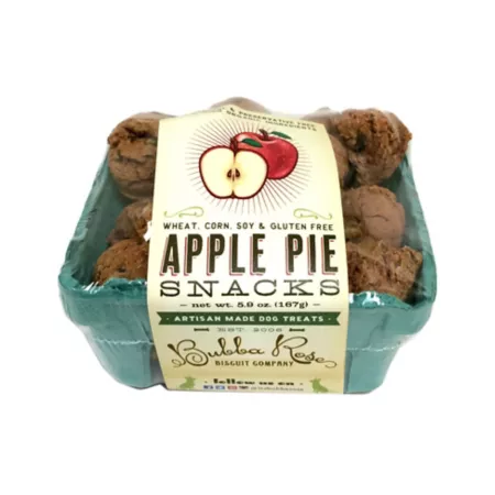 Bubba Rose Biscuit Co Apple Flavored Fruit Crate Dog Treat Box 5.6 oz. Dog Biscuits & Cookies