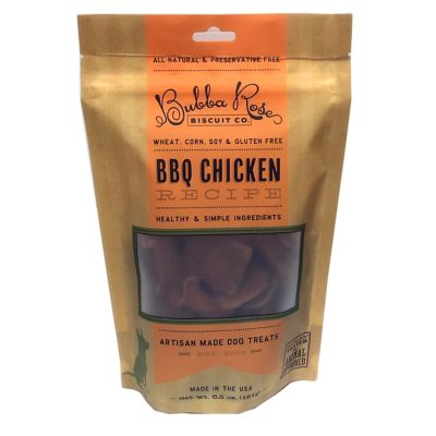 Bubba Rose Biscuit Co. Chicken Flavor BBQ Dog Biscuit Treats, 6.5 oz.