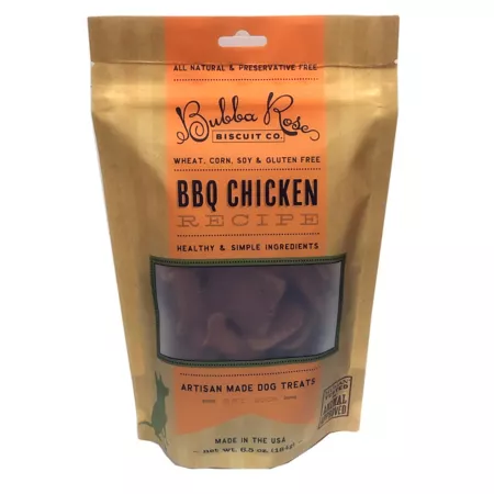 Bubba Rose Biscuit Co Chicken Flavor BBQ Dog Treats 6.5 oz. Dog Biscuits & Cookies