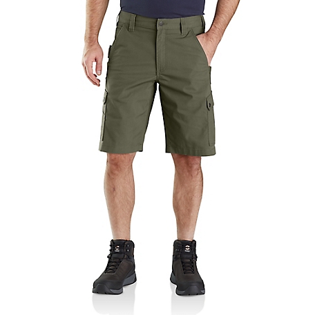 Carhartt Men's Rugged Flex Relaxed Fit Ripstop Cargo Work Shorts at ...