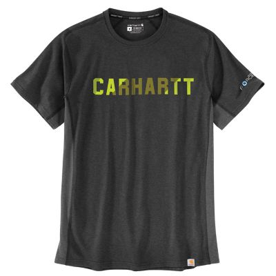 Carhartt Men's Short-Sleeve Force Relaxed Fit Midweight Block Logo Graphic T-Shirt -  105203