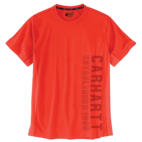Carhartt Men's Short-Sleeve Force Relaxed Fit Midweight Logo Graphic T-Shirt