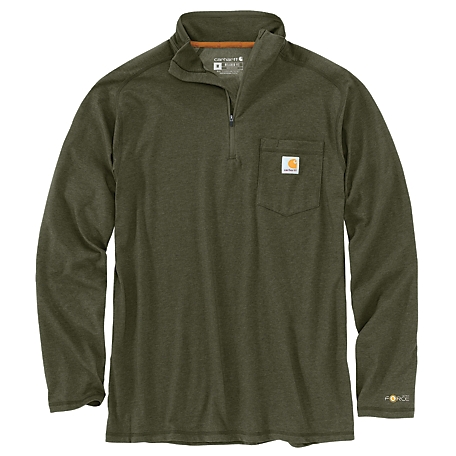 Carhartt Men's Long-Sleeve Force 1/4-Zip Shirt
