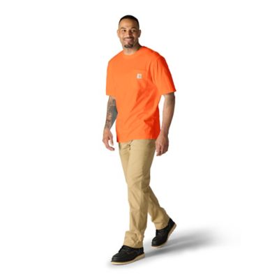 Image showing 3 th Carhartt Men's Iconic K87 Loose Fit Heavyweight Short-Sleeve Pocket T-Shirt