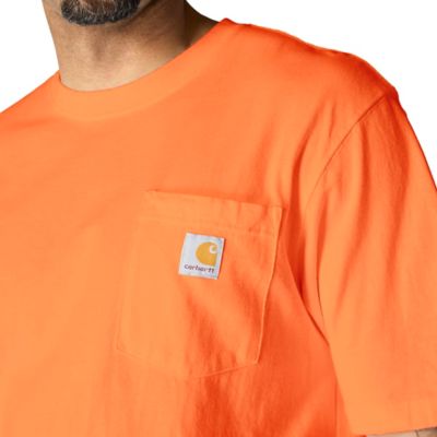 Image showing 5 th Carhartt Men's Iconic K87 Loose Fit Heavyweight Short-Sleeve Pocket T-Shirt
