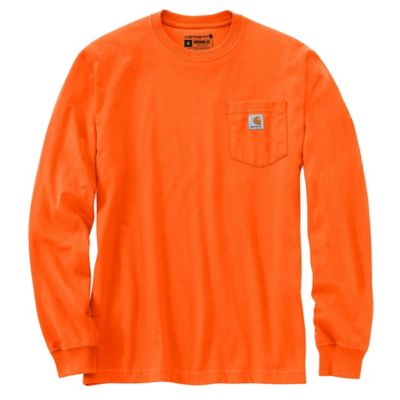 Image showing  K126 Men's Loose Fit Long-Sleeve Workwear Pocket T-Shirt