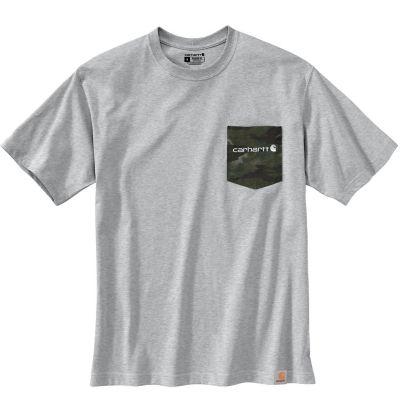 Image showing 2 th Carhartt Men's Relaxed Fit Heavyweight Camo Short-Sleeve Pocket T-Shirt