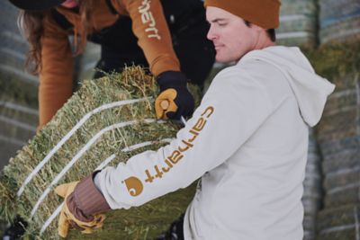 Image showing 7 th Carhartt Men's Iconic K288 Logo Hooded Sweatshirt