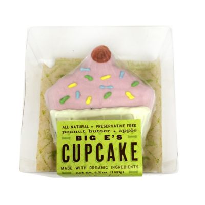 Bubba Rose Biscuit Co. Peanut Butter and Apple Flavor Big E's Dog Cupcake Box