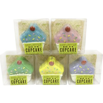 Image showing  Peanut Butter and Apple Flavor Big E's Dog Cupcake Box