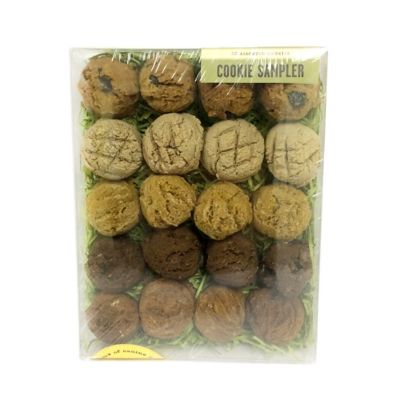 Bubba Rose Biscuit Co. Peanut Butter, Carob, Pumpkin, Honey and Vanilla Flavor Dog Cookie Sampler Box