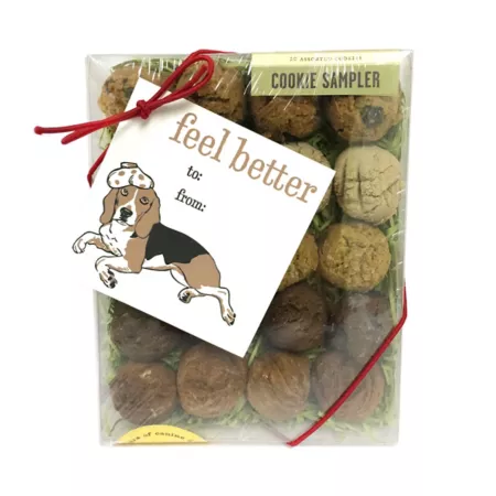 Bubba Rose Biscuit Co Peanut Butter Carob Pumpkin Honey and Oatmeal Gift Card Dog Biscuit Sample Box Dog Biscuits & Cookies