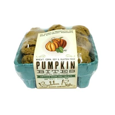 Bubba Rose Biscuit Co. Pumpkin Flavor Bites Fruit Crate Dog Treats, 5.6 oz.