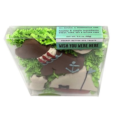 Image showing  Peanut Butter Flavor Wish You Were Here Nautical Dog Treats