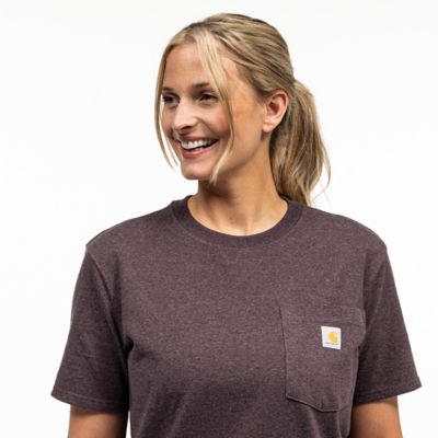 Image showing  Women's K87 Loose Fit Heavyweight Short-Sleeve Pocket T Shirt