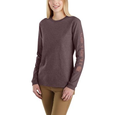 Carhartt Women's Workwear Logo Long-Sleeve T-Shirt