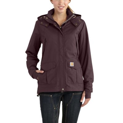 Carhartt Women's Storm Defender Shoreline Rain Jacket, 100% Nylon