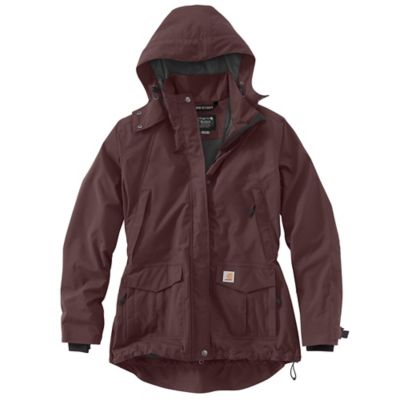 Carhartt Shoreline Storm Defender Rain Jacket, 100% Nylon, 102382 at