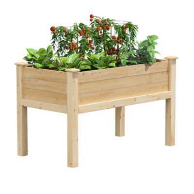 Greenes Original Cedar Elevated Garden Bed, 24 in. x 48 in. x 31 in.