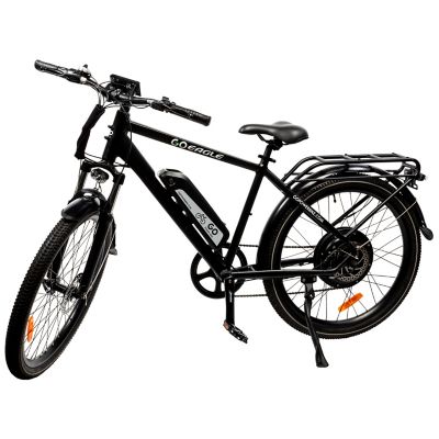 GoPowerBike Unisex 26 in. 750 Watt GoEagle Electric Bike, 7 Speed, 48V Battery, Front Suspension this bike is great it comes with fenders and rear rack - sturdy and well built
                  will recommend to others