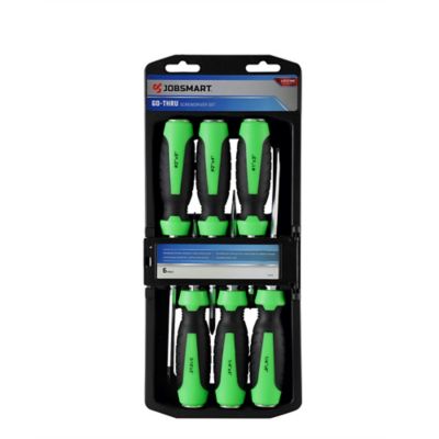 JobSmart 6 pc. Go-Thru Screwdriver Set