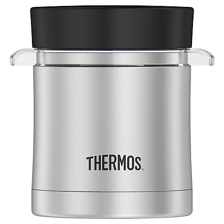 Thermos, Kitchen, Thermos Vacuum Insulated Double Wall Foam Microwavable  Food Jar Gray