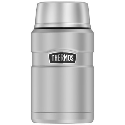 Thermos Stainless King Vacuum-Insulated Food Jar, 24 oz., Silver