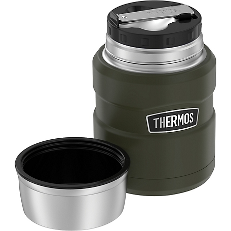 Thermos Stainless King Vacuum-Insulated Food Jar with Folding Spoon, 16  oz., Green at Tractor Supply Co.