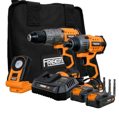 Battery Drill Set Power, 20v Cordless Drill Set