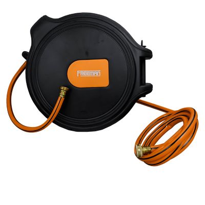 Image showing  1/2 in. x 65 ft. Retractable Water Hose Reel with Spray Nozzle
