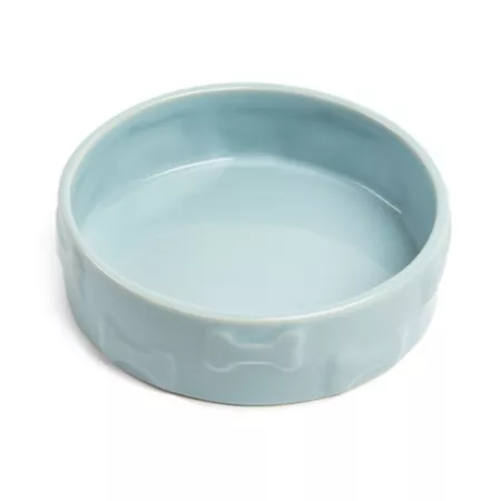 Park Life Designs Manor Ceramic Pet Bowl Dishwasher Safe 1 Pack Cat Single Bowls