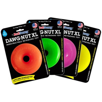 Image showing  Dawg-Nut XL Indestructible Rubber Retrieving Dog Toy