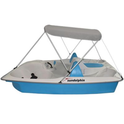 Image showing  Sun Slider 5-Seat Pedal Boat with Canopy, Ocean