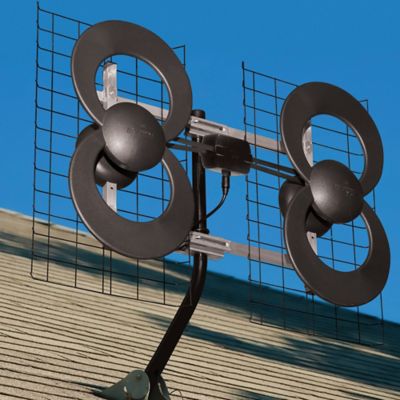 Image showing  ClearStream 4 Quad-Loop UHF Outdoor Antenna with Mount