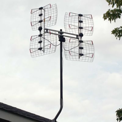 Image showing  Enhanced DB8e Multidirectional Bowtie Attic/Outdoor UHF Antenna